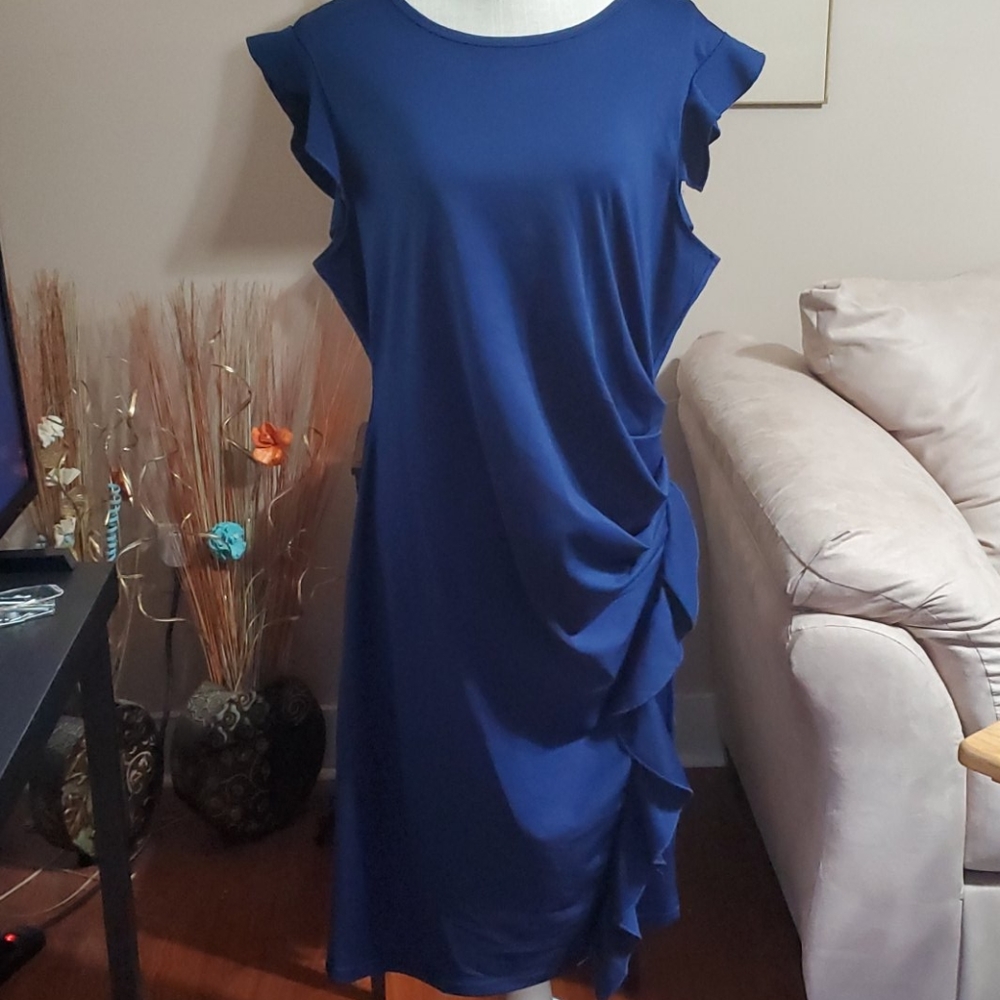 Navy blue dress